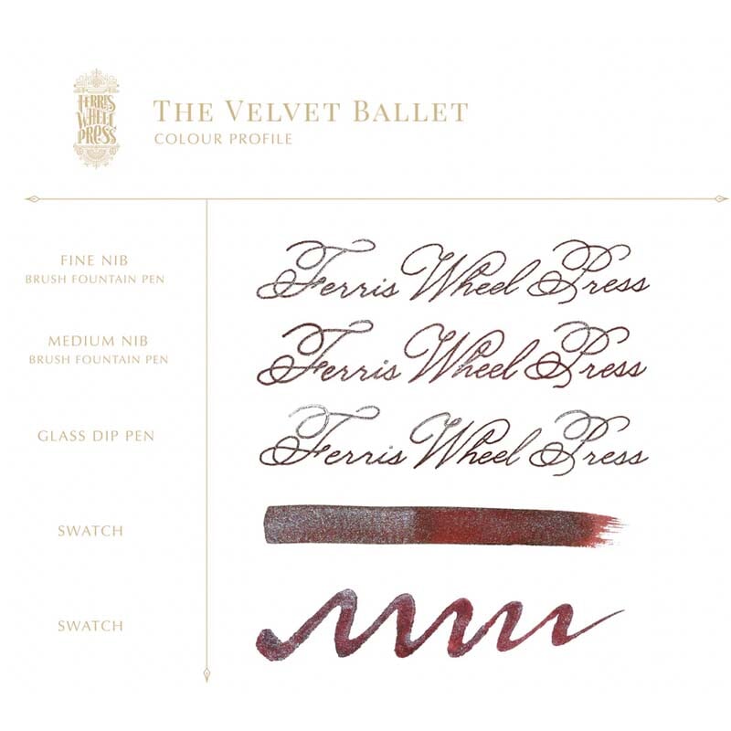 Ferris Wheel Press The Velvet Ballet - 38ml Bottled Ink