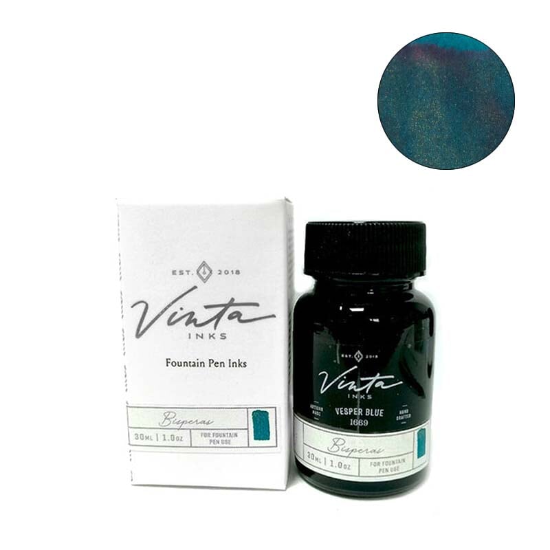 Vinta Inks Vesper Blue (Bisperas 1669) - 30ml Bottled Ink