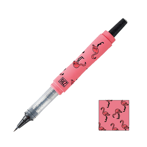 ZIG Letter pen COCOIRO - Dreaming Flamingo 2 - Black - The Desk Bandit