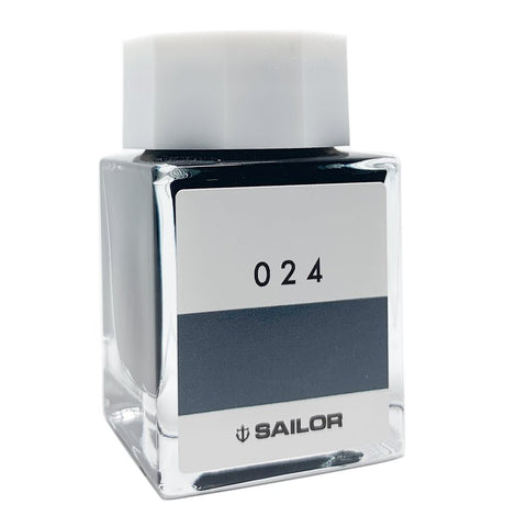 Sailor Ink Studio #024 - 20ml bottle features a square glass design, white cap, and two-tone label with 024 and Sailor logo.