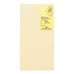 Traveler’s Company #025 Cream Blank Refill, a slim notebook with 64 blank pages, designed for Traveler’s Notebook system, showcasing MD Paper for an exceptional writing experience.
