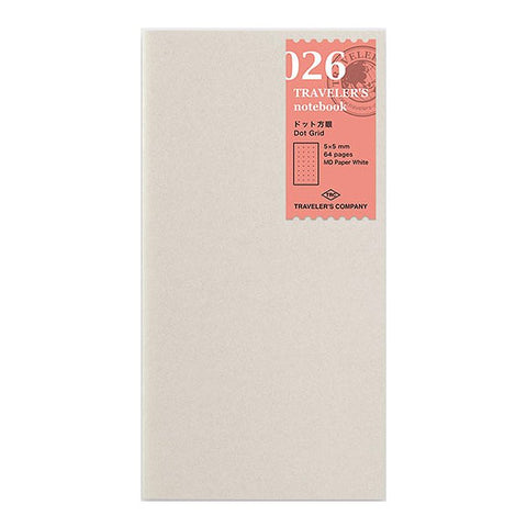 Traveler's Company #026 Dot Grid Refill (Regular) Notebook
