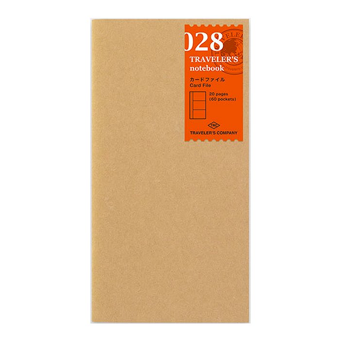 Traveler's Company #028 Card File Refill (Regular) Accessories