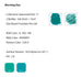 Morning Star - 2ml fountain-pen ink from Colorverse's Spaceward series, featuring two bottle sizes and plant-based dye, shown with color swatches and product specifications.