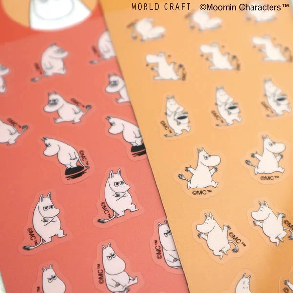 World Craft Moomin Angry Face Sticker Sheet Stickers