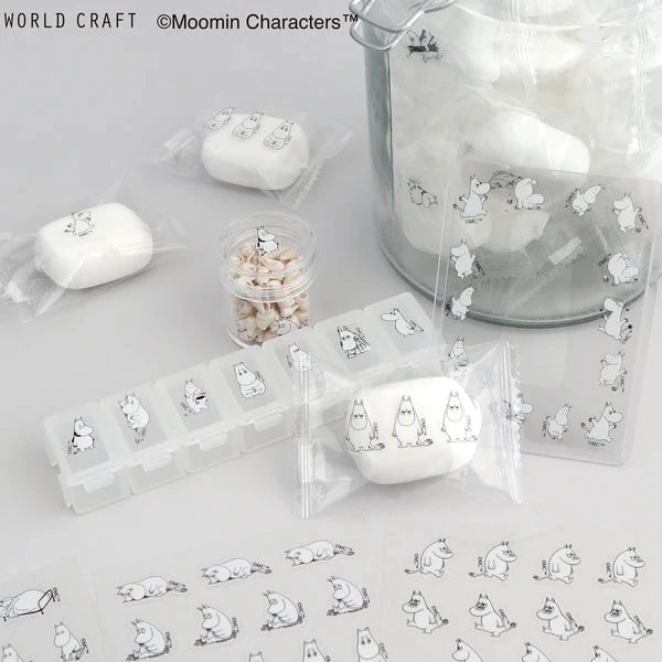World Craft Moomin Thinking Face Sticker Sheet Stickers