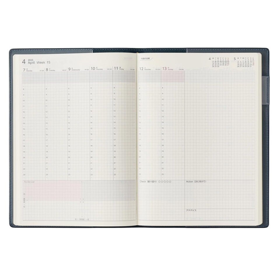 Nolty 2025 PDCA Planner - A5 (Navy) Planners