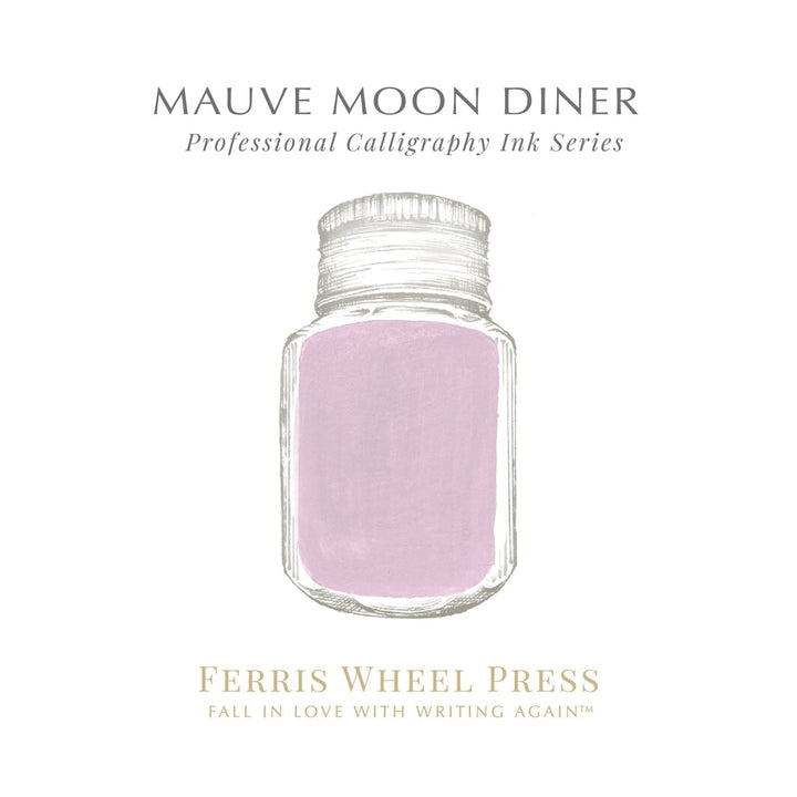 Ferris Wheel Press Mauve Moon (Calligraphy Ink) - 28ml Dip Pen Inks