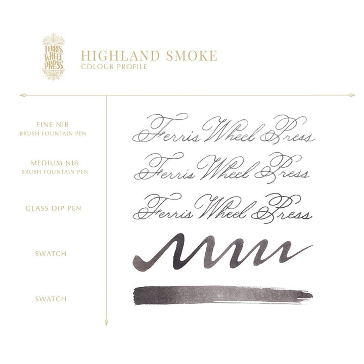 Ferris Wheel Press Highland Smoke - 2ml Ink Sample