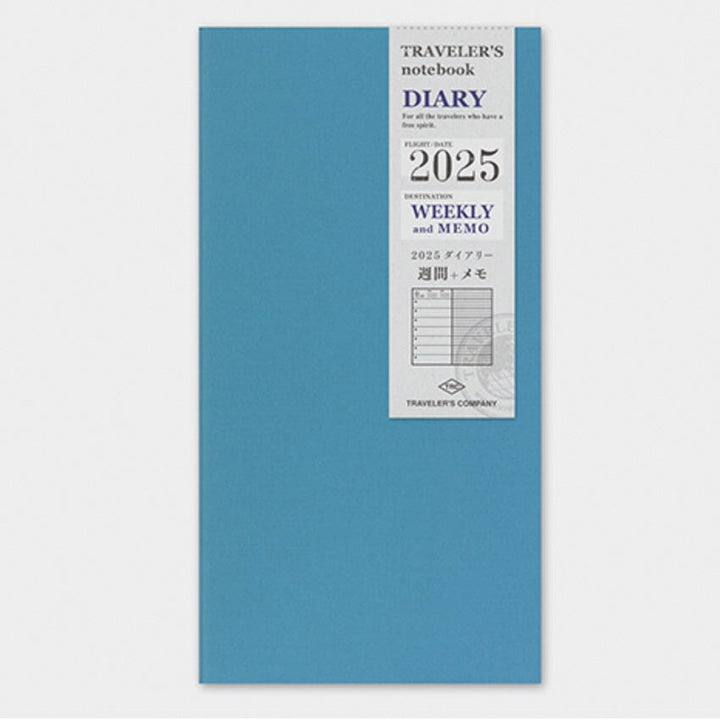 Traveler's Company 2025 Diary Weekly+Memo (Regular) Planners