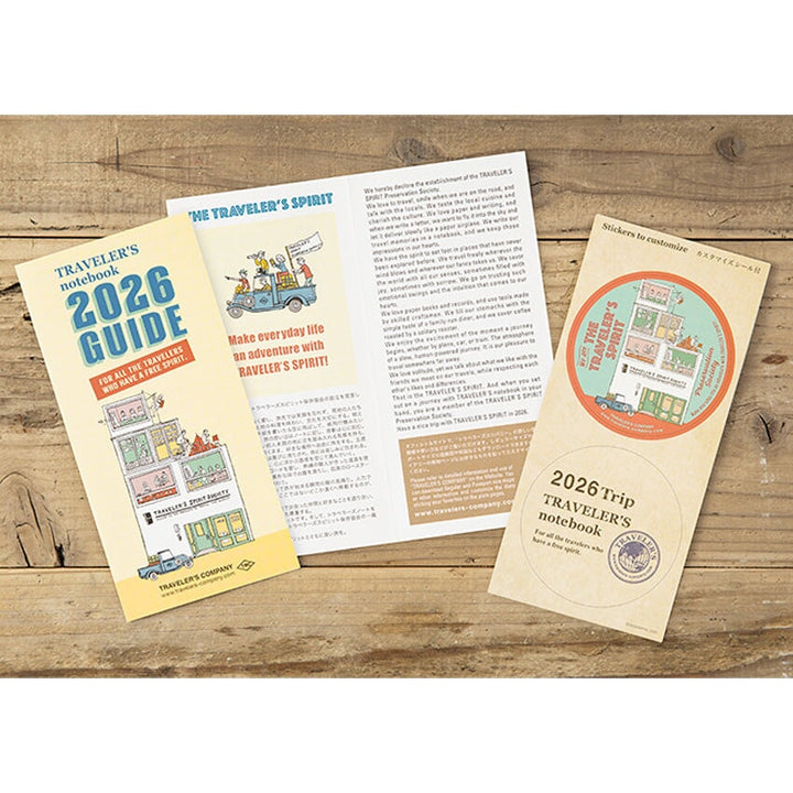Traveler's Company 2026 Diary Weekly+Memo (Regular) Planners