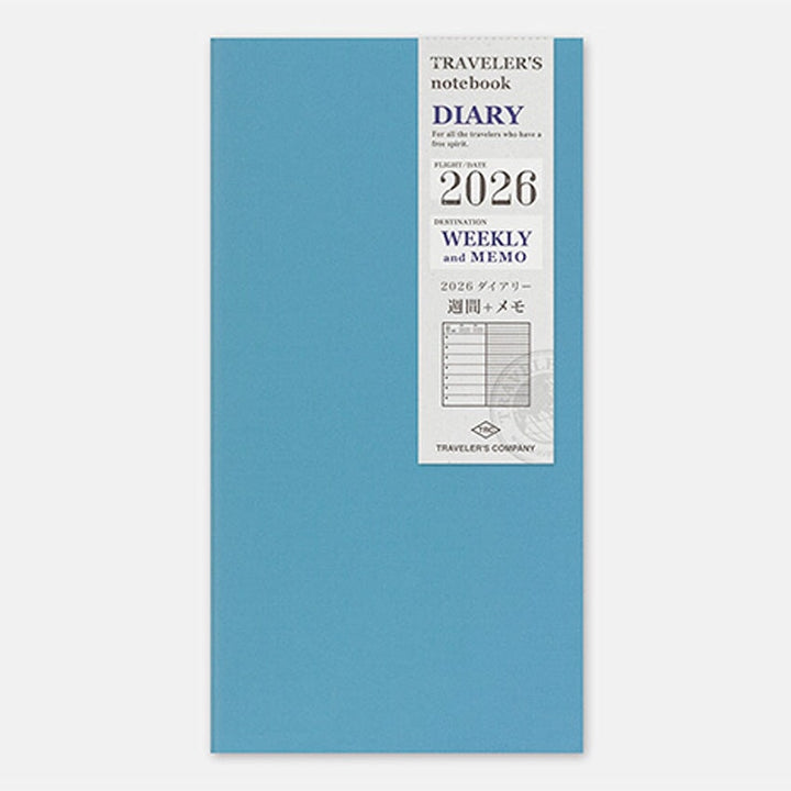 Traveler's Company 2026 Diary Weekly+Memo (Regular) Planners