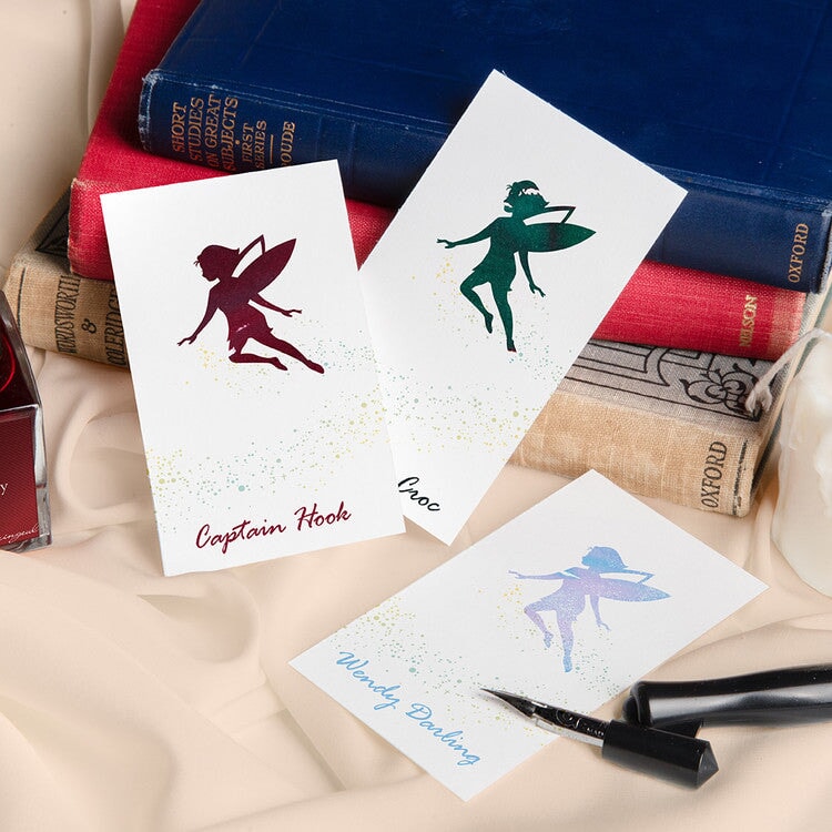 Wearingeul Tinker Bell Ink Swatch Cards Paper
