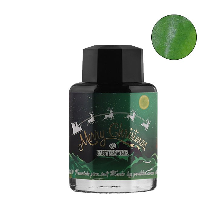 PENBBS No.369 Christmas Green (Shimmer) - 2ml Ink Sample