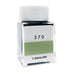 Ink Studio #370 - 20ml: A square glass bottle of Sailor fountain-pen ink with a pale green swatch and a white screw-on cap.