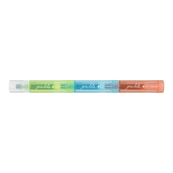 Midori Join Dots Connecting Marker Set - Bright Highlighters