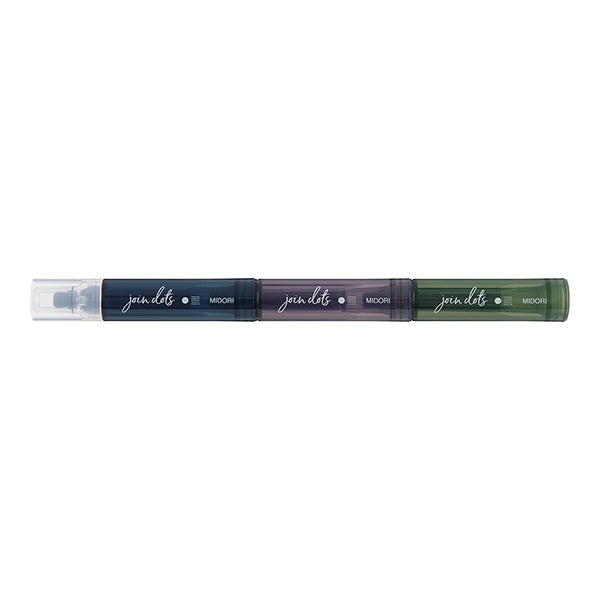 Midori Join Dots Connecting Marker Set - Dark Highlighters