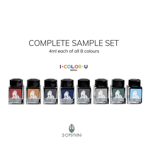 3Oysters I COLOR U Complete Sample Set Ink Sample