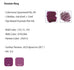 Einstein Ring - 2ml from Colorverse Spaceward series, featuring two ink bottles, color swatches, and specification details on surface tension and pH level.