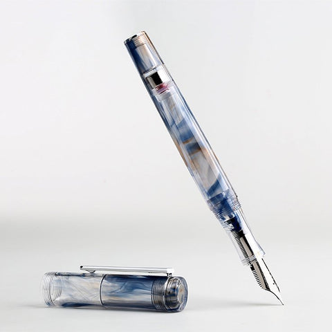 PENBBS 487 - Cordierite / Silver (Fine) Fountain Pen