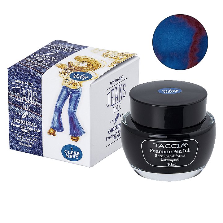 Taccia Clear Navy (Jeans) - 40ml Bottled Ink