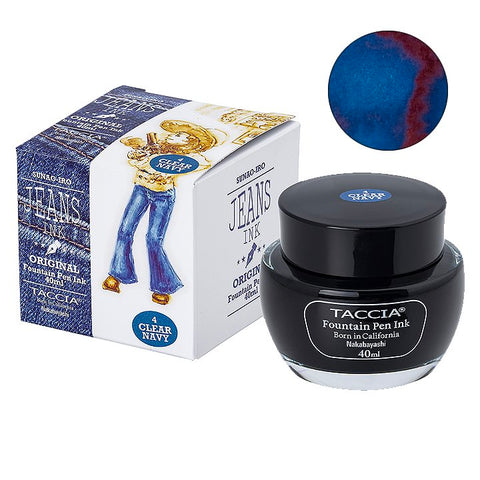 Taccia Clear Navy (Jeans) - 40ml Bottled Ink