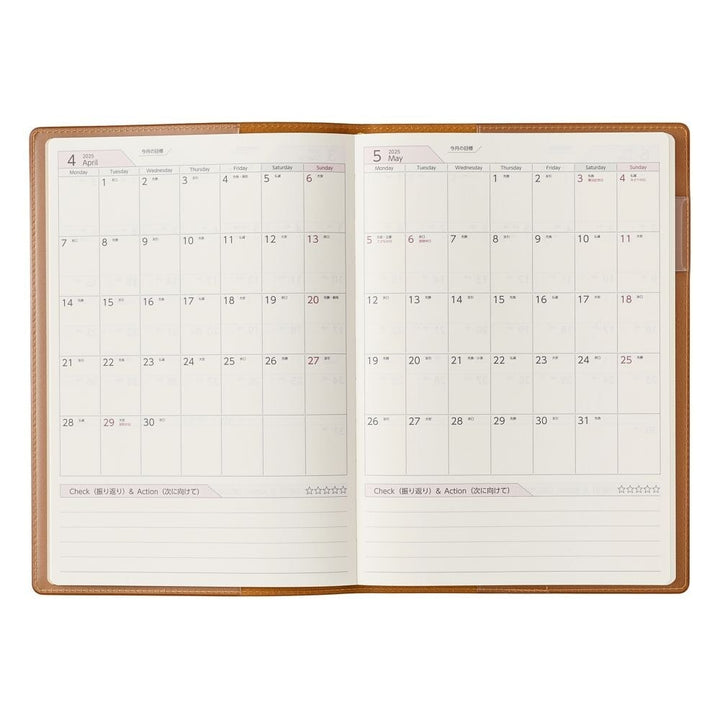 Nolty 2025 PDCA Planner - A5 (Camel) Planners