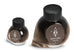 Space Laika - 65ml + 15ml Set: Two glass ink bottles featuring a space dog motif from Colorverse's Spaceward Collection, highlighting quality plant-based fountain-pen inks.
