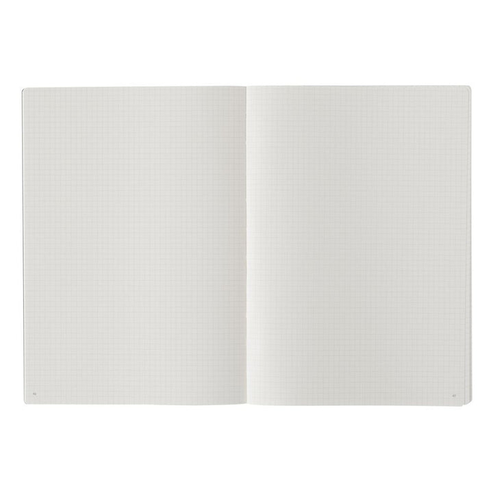 Nolty Notebook with Numbered Pages - Grid (Black, B6) Notebook