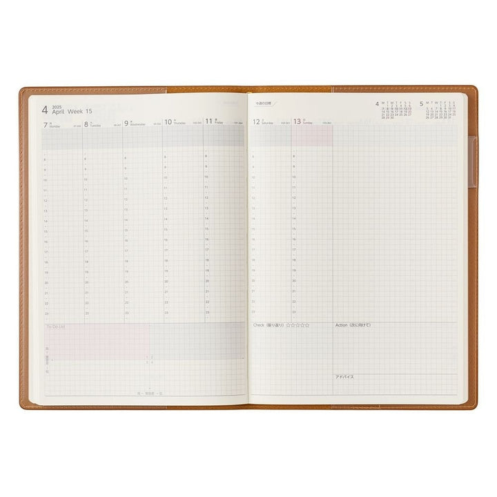 Nolty 2025 PDCA Planner - A5 (Camel) Planners