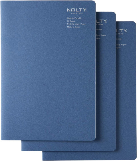 3-Pack Notebook Refill - Grid (Navy, A5)