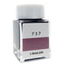 Sailor Ink Studio #737 - 20ml bottle, square glass, with a muted rose-mauve ink swatch on label. Compact and elegant design for fountain pens.