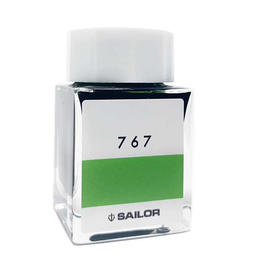 Sailor Ink Studio #767 - 20ml in a square glass bottle with 767 label and Sailor branding, featuring a distinctive green swatch design.