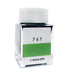 Square glass bottle of Sailor Ink Studio #767, featuring a front label with “767” and a swatch of green ink, 2ml dye-based.