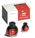 Mars Curiosity - 65ml + 15ml Set: Boxed set with two glass ink bottles, outer box featuring Mars rover. Includes brochure, pen rest, stickers, bookmark, napkin.