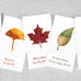 Ginkgo Leaf Ink Swatch Cards