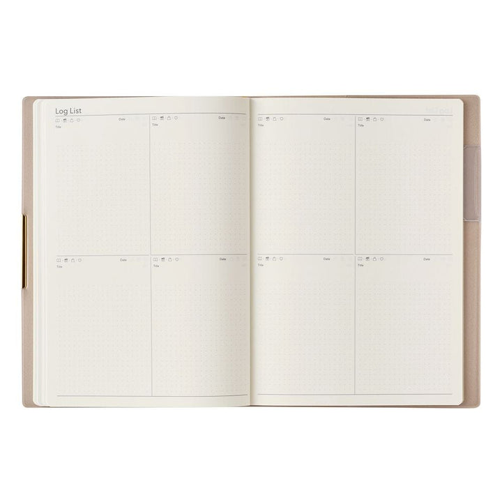 Nolty 2025 Ecri Plus 1 Weekly Planner - B6 (Sand Beige) Planners