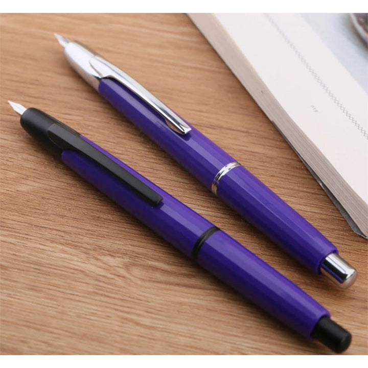 Moonman/Majohn A2 (Violet / Black Clip) - Extra Fine Fountain Pen
