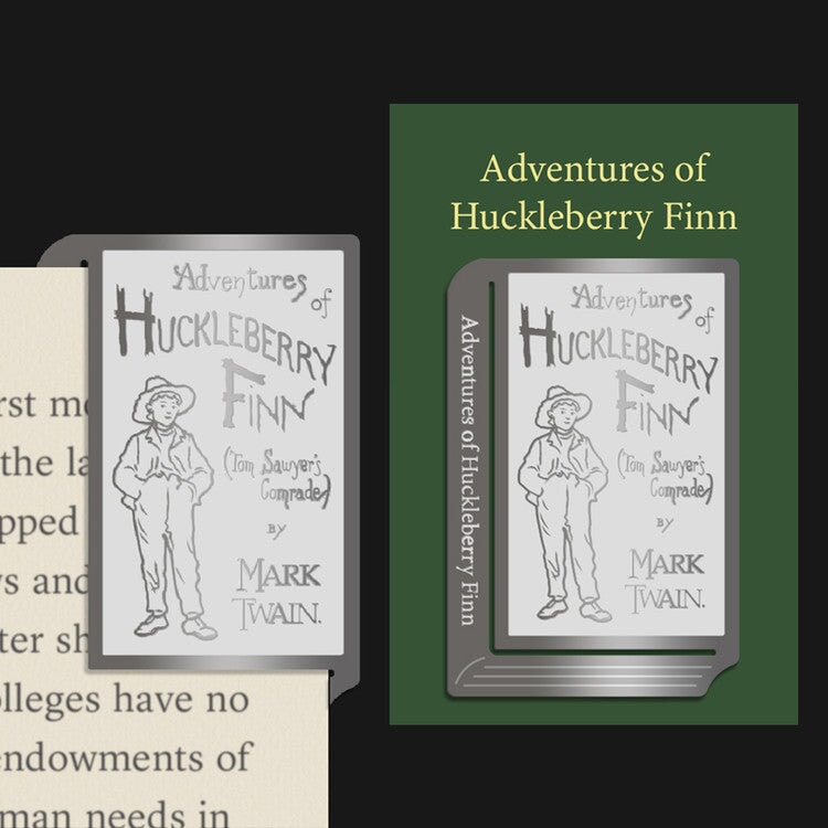 Wearingeul Edge Metal Bookmark World Classic Series (Adventures of Huckleberry Finn) Accessories