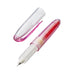 Petit2 Mini Sign Pen - Medium - Set of 8, featuring a clear/red plastic barrel, snap-on cap, and compact design for portable correction fluid application.