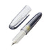 Pilot Petit2 Mini Sign Pen - Medium - Set of 8, featuring a transparent plastic body, visible ink cartridge, and white conical writing tip with removed cap.