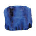 Deep blue swatch of 54th Massachusetts ink, showcasing a textured, mottled appearance with subtle gradients, representative of Noodler's Ink's dye-based, UV-resistant formula.