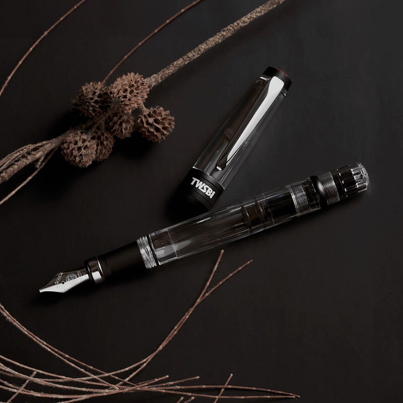 TWSBI Diamond 580 ALR (Black) - Medium Fountain Pen