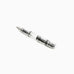 Diamond Mini (Clear) - Medium fountain pen displaying a transparent barrel, visible piston-filling mechanism, and metal nib, showcasing TWSBI's compact and modern design.