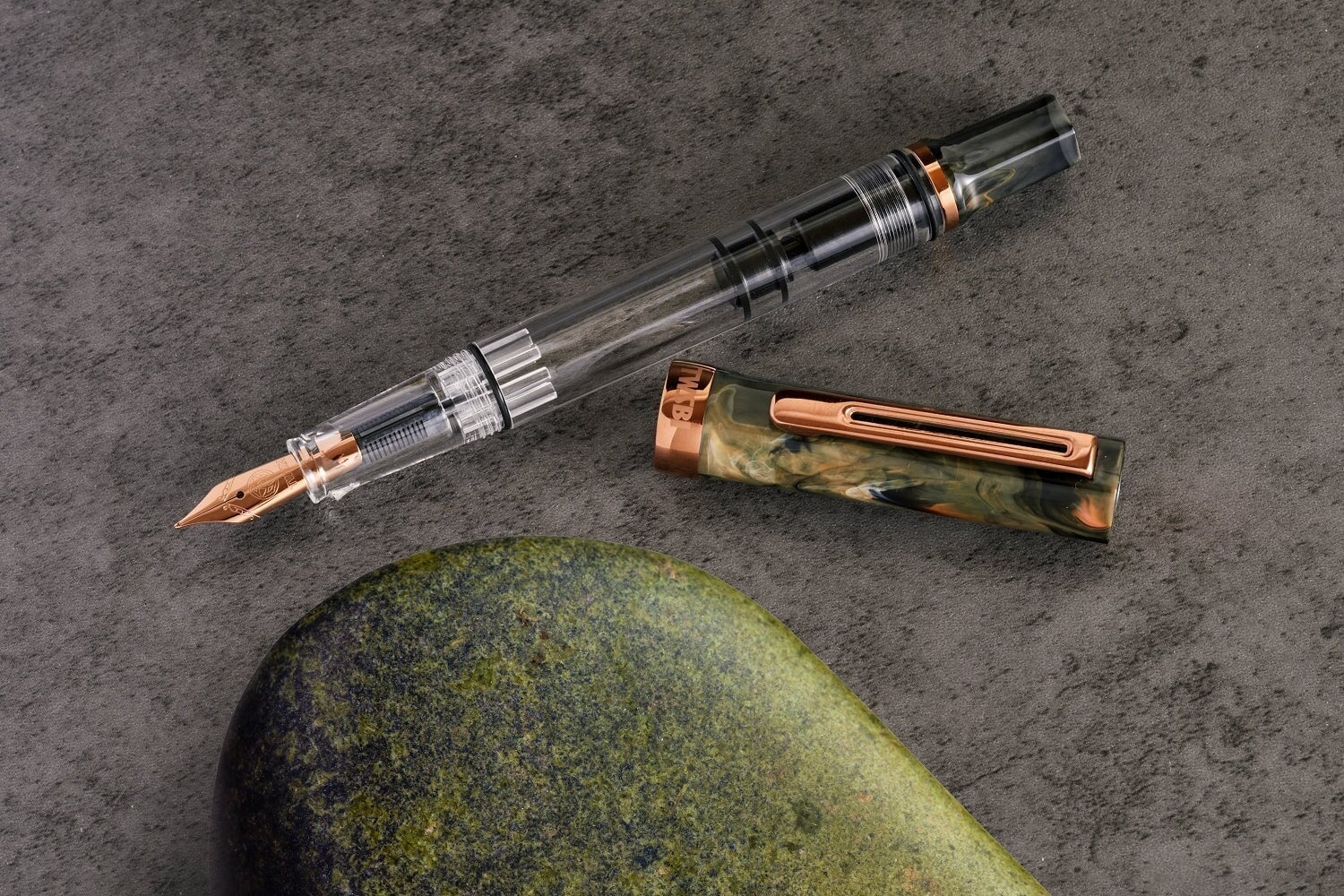 TWSBI ECO Serpentine / Bronze - Stub 1.1 Fountain Pen | DeskBandit