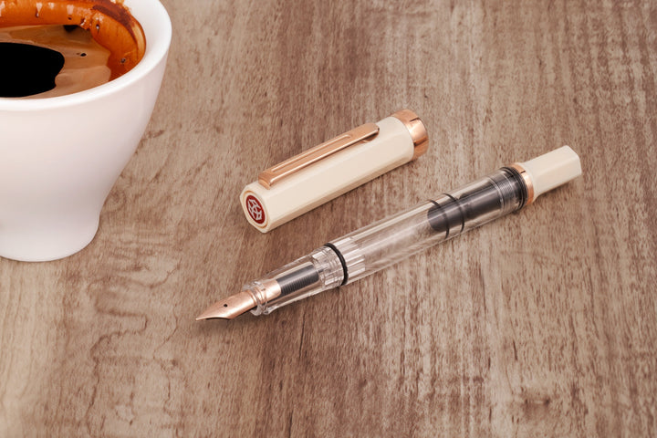 TWSBI ECO (Creme / Rose Gold) - Extra Fine Fountain Pen