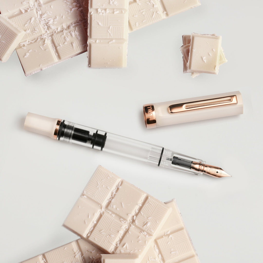 TWSBI ECO (Creme / Rose Gold) - Medium Fountain Pen