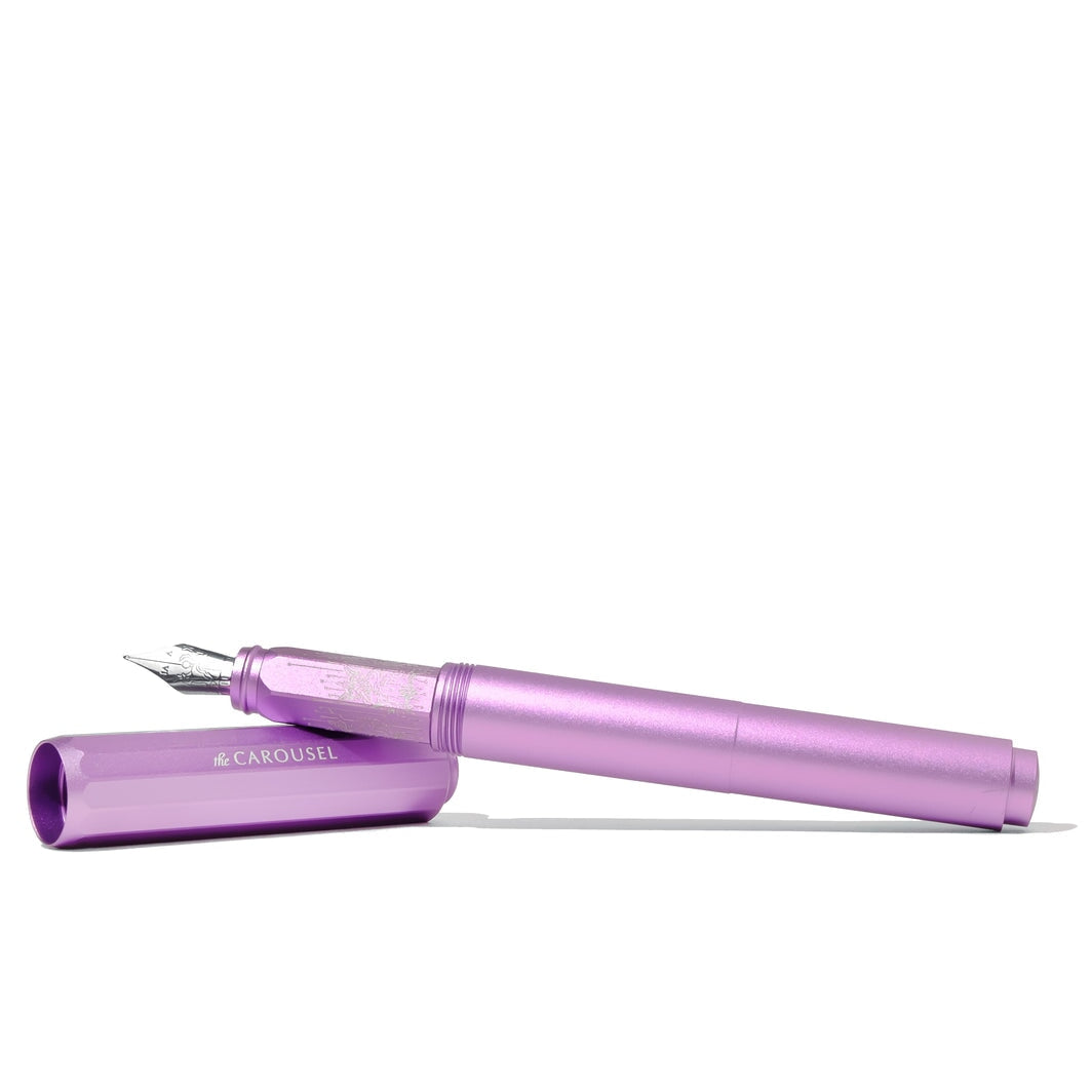 Ferris Wheel Press Aluminium Carousel Fountain Pen - Aurorealis (Fine) Fountain Pen