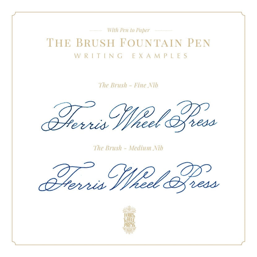 Ferris Wheel Press Carousel Fountain Pen - Feathered Flight (Fine) Fountain Pen
