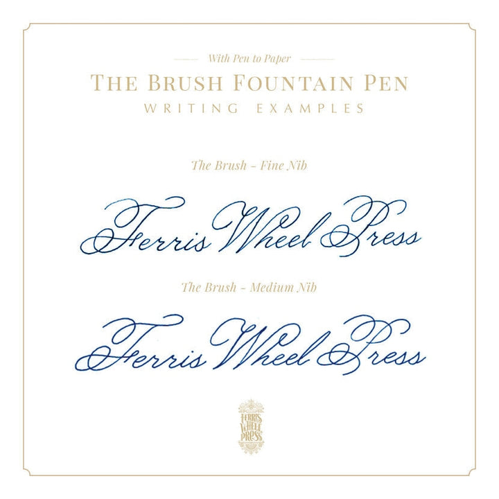 Ferris Wheel Press Carousel Fountain Pen - Feathered Flight (Fine) Fountain Pen